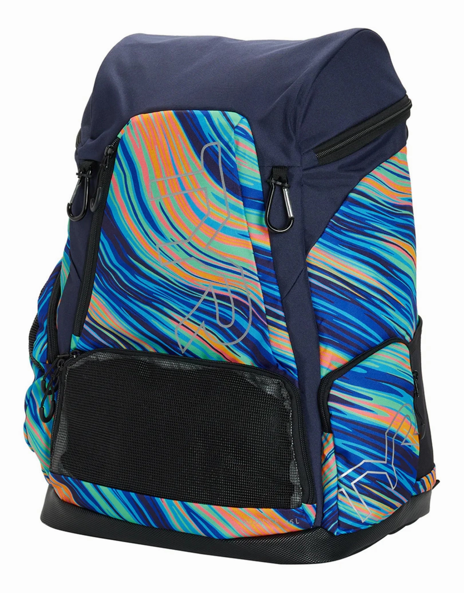 Alliance Riptidal 45L Limited Edition Backpack - Teal/Orange tyr competition swimwear, tyr swimsuits for athletes