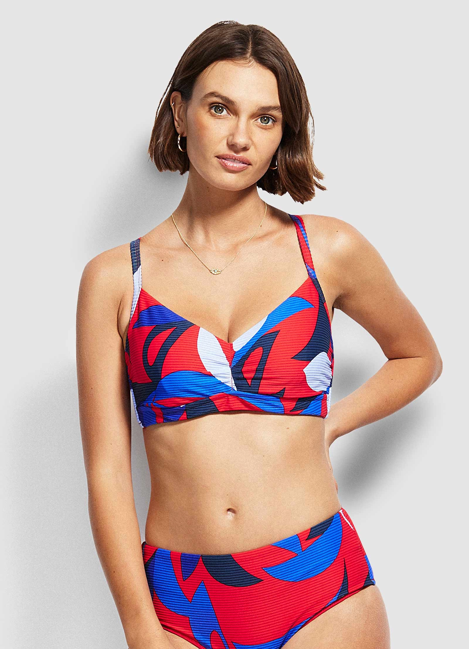 Aloha DD Bralette Bikini Top - Chilli two-piece bikinis for women, trendy bikinis for beachwear