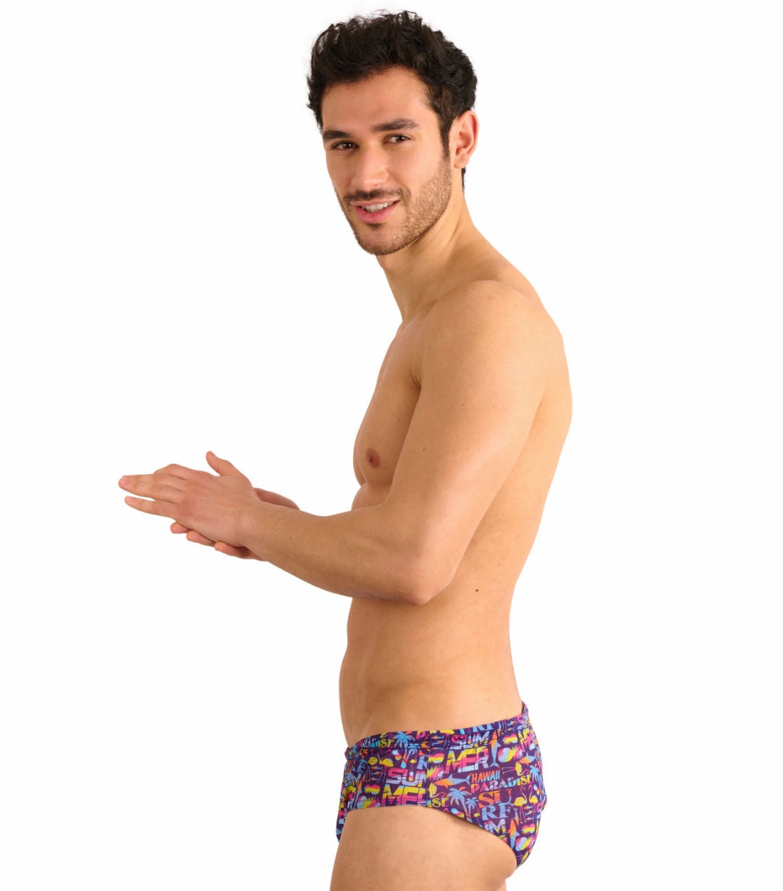 Aloha Tan Through Deep Waist Swim Brief