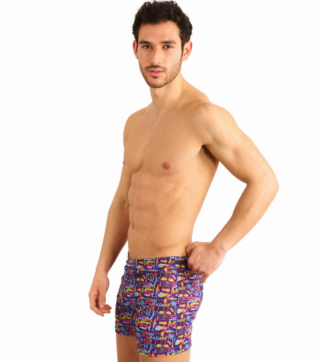Aloha Tan Through Swim Shorts