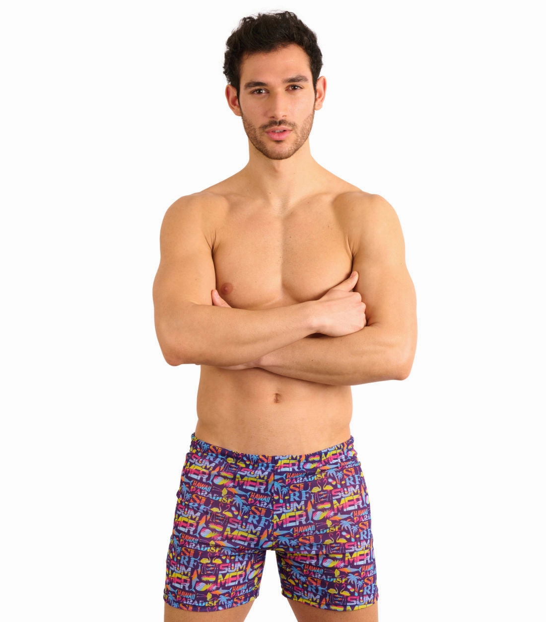 Aloha Tan Through Swim Shorts