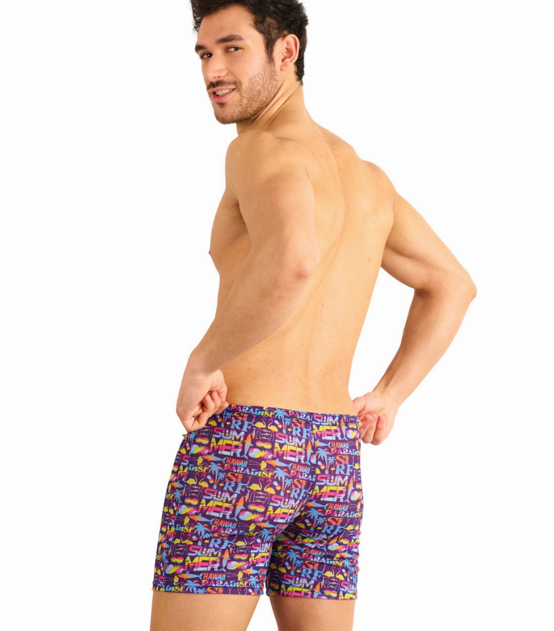 Aloha Tan Through Swim Shorts