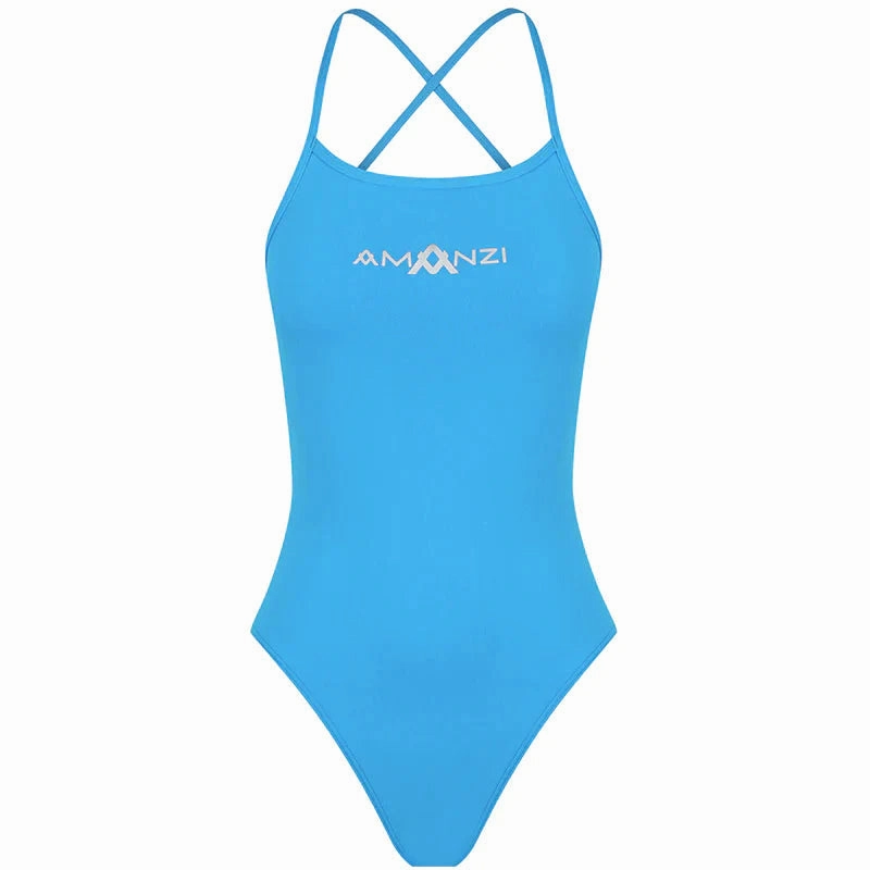 AMANZI Girls Tie-Back Swimsuit - Atoll swim training suits women, performance one piece swimsuits