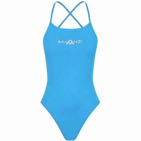 AMANZI Girls Tie-Back Swimsuit - Atoll swim training suits women, performance one piece swimsuits