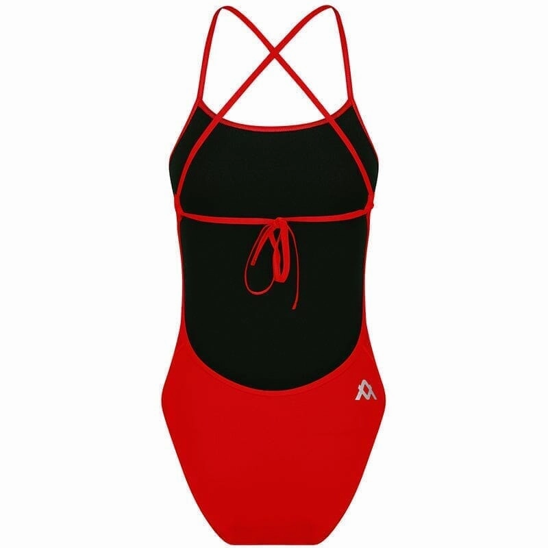 AMANZI Girls Tie-Back Swimsuit - Blaze