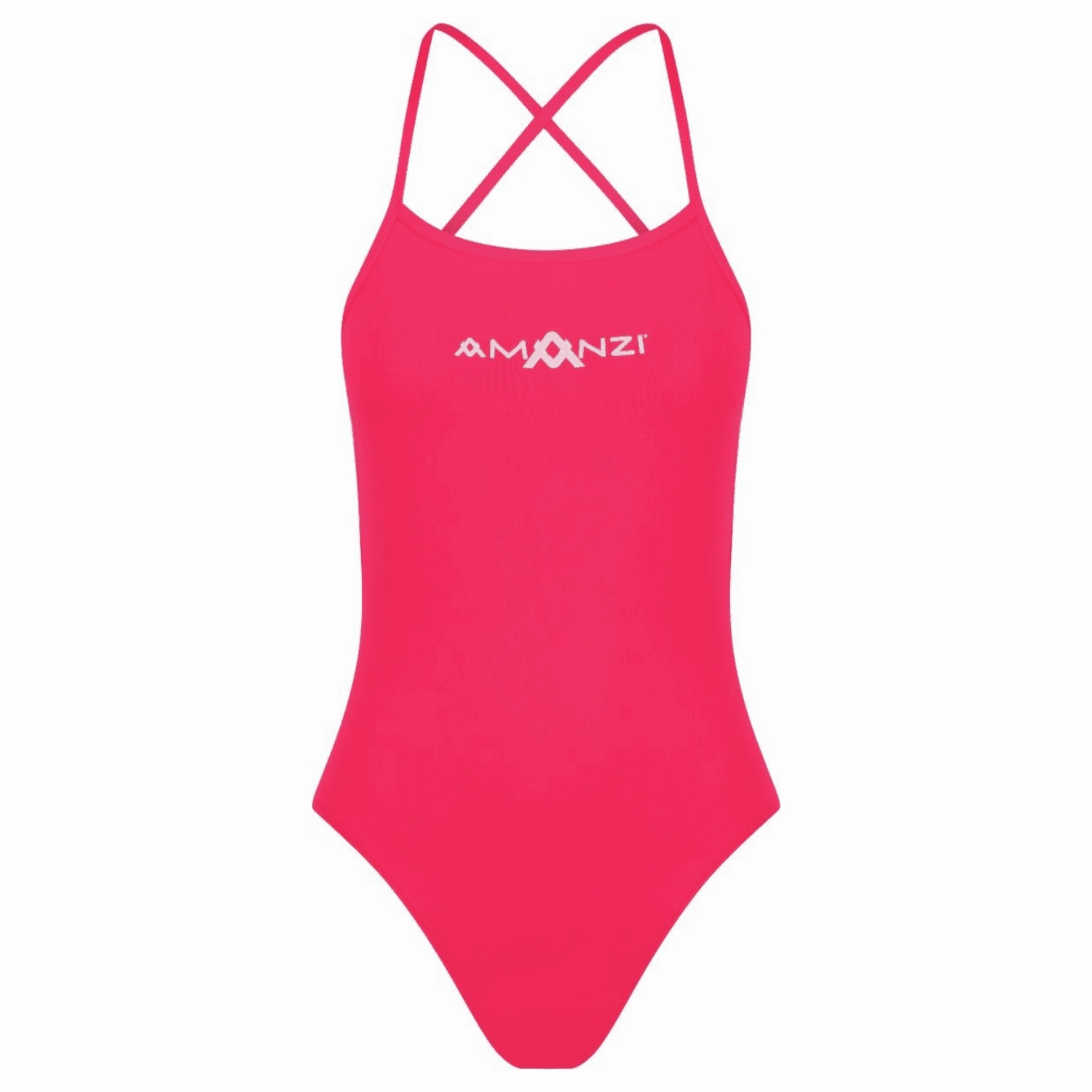 AMANZI Girls Tie-Back Swimsuit - Ruby swim training suits women, performance one piece swimsuits