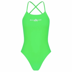 AMANZI Girls Tie-Back Swimsuit - Zesty swim training suits women, performance one piece swimsuits