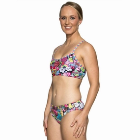 AMANZI Kitsch Girls Two Piece Bikini swim training suits women, performance one piece swimsuits