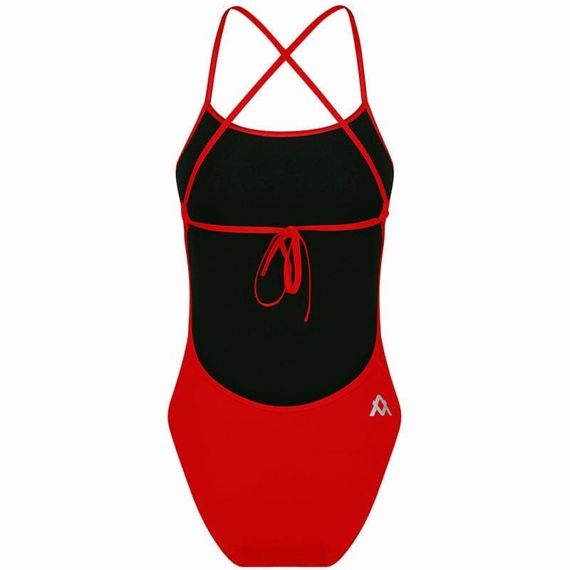 AMANZI Women's Tie-Back Swimsuit - Blaze