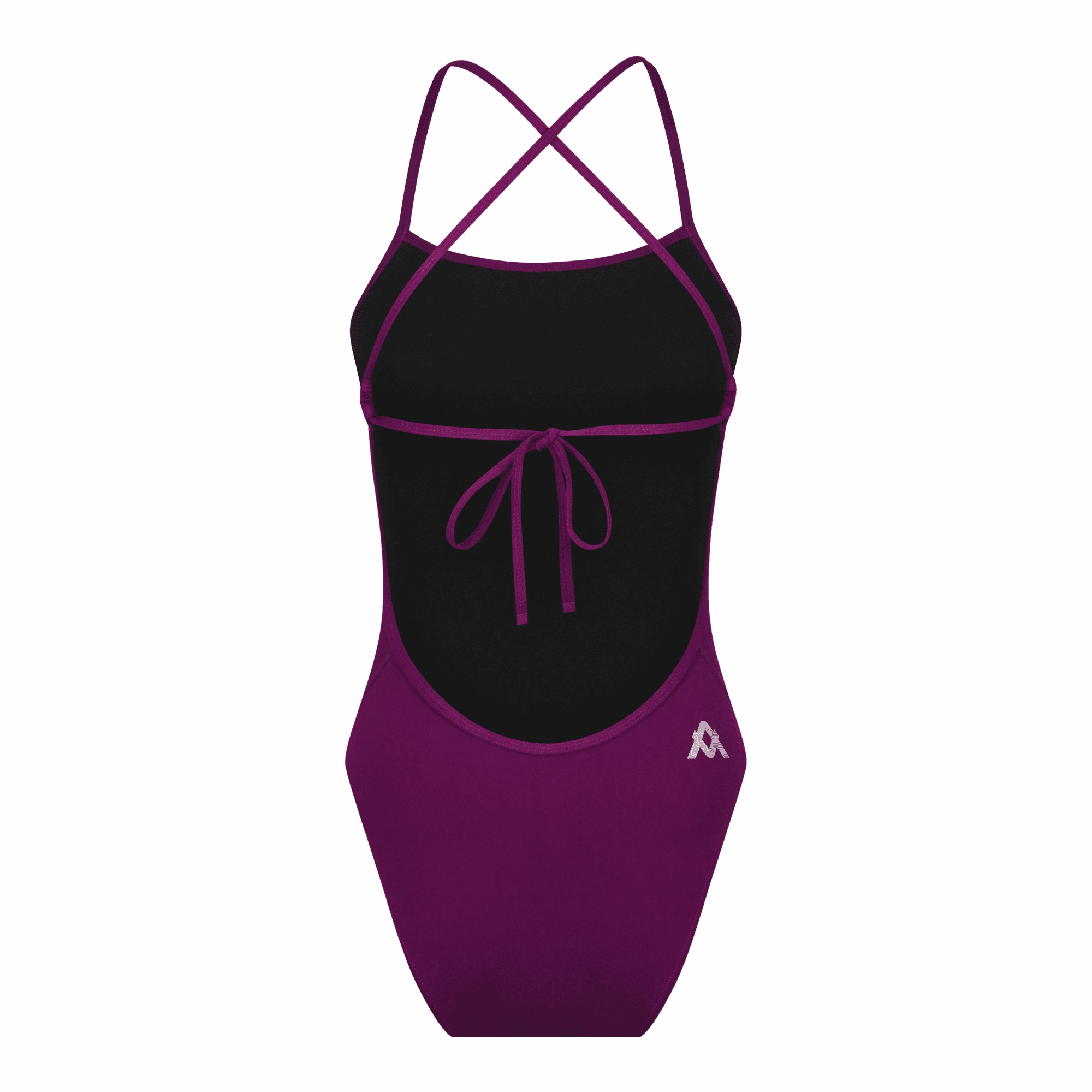 AMANZI Women's Tie-Back Swimsuit - Bordeaux