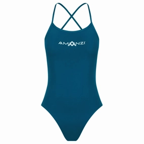 AMANZI Women's Tie-Back Swimsuit - Neptune swim training suits women, performance one piece swimsuits
