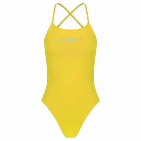 AMANZI Women's Tie-Back Swimsuit - Sunshine swim training suits women, performance one piece swimsuits