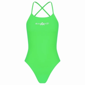 AMANZI Women's Tie-Back Swimsuit - Zesty swim training suits women, performance one piece swimsuits
