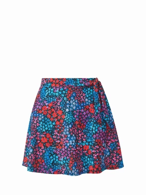 Amy Swim Skirt In Bloom high waist swimwear women, swimsuit for women beachwear