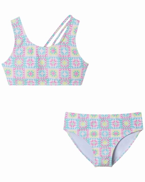 Andy & Evan 2pc Swimsuit stylish teen girl swimsuits, teen girls swimwear sets