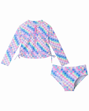 Andy & Evan Rashguard Set stylish teen girl swimsuits, teen girls swimwear sets