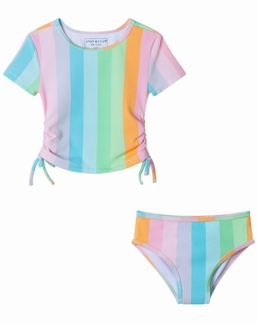 Andy & Evan Rashguard Set stylish teen girl swimsuits, teen girls swimwear sets