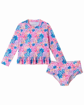 Andy & Evan Rashguard Set stylish teen girl swimsuits, teen girls swimwear sets