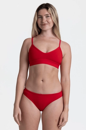 Andy Bikini Bottom - Red inclusive swimwear styles, all season swimwear options