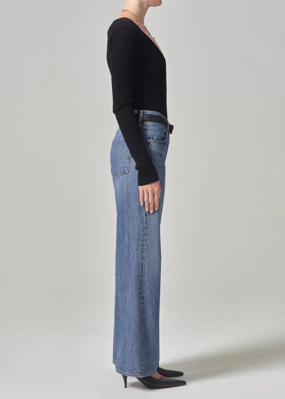 Annina Trouser Jean 33" in Siesta