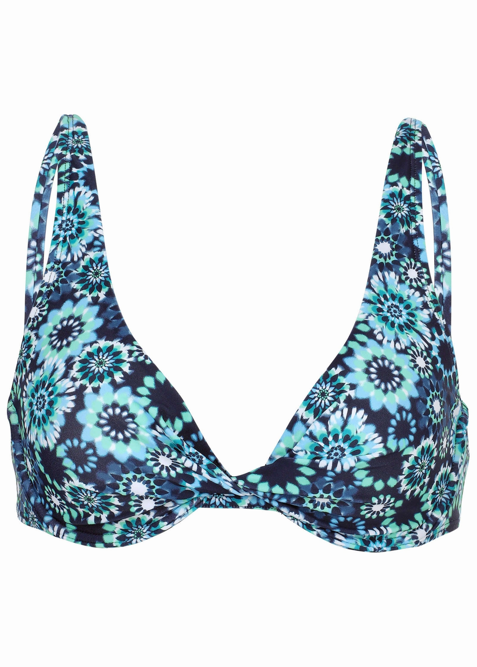 Antigua Twist Underwire Top - Cool Kaleidoscope