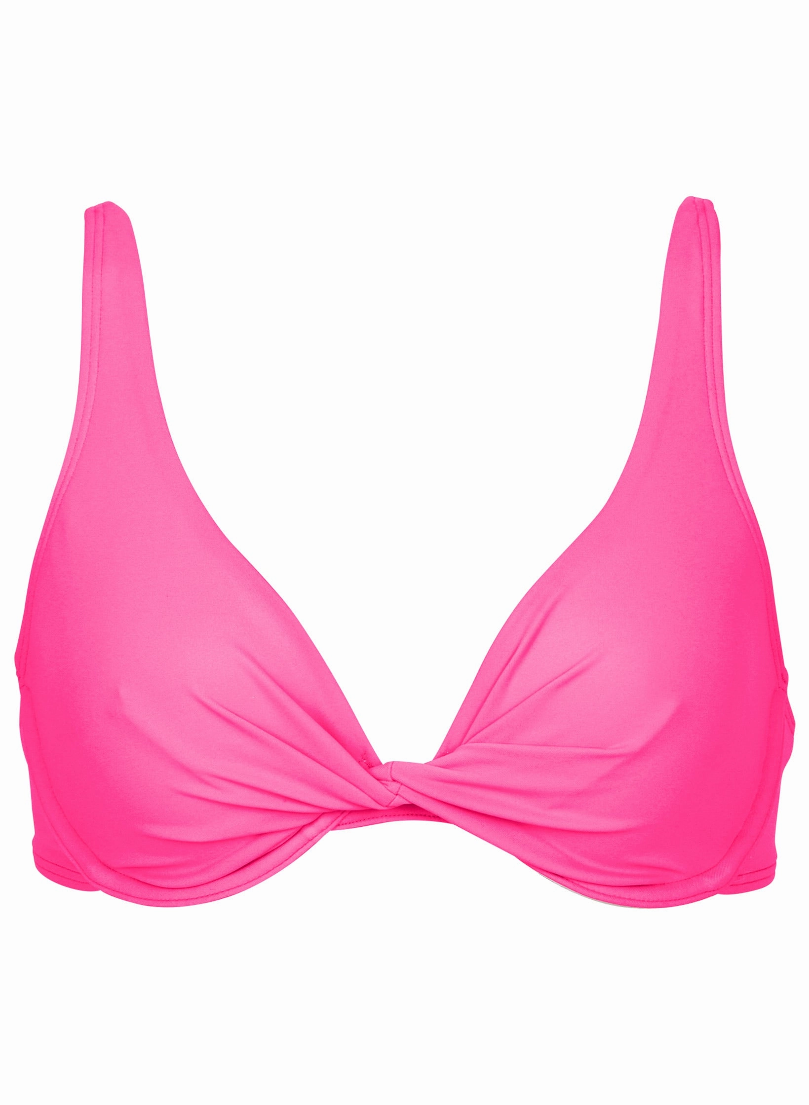 Antigua Twist Underwire Top - Hot Pink