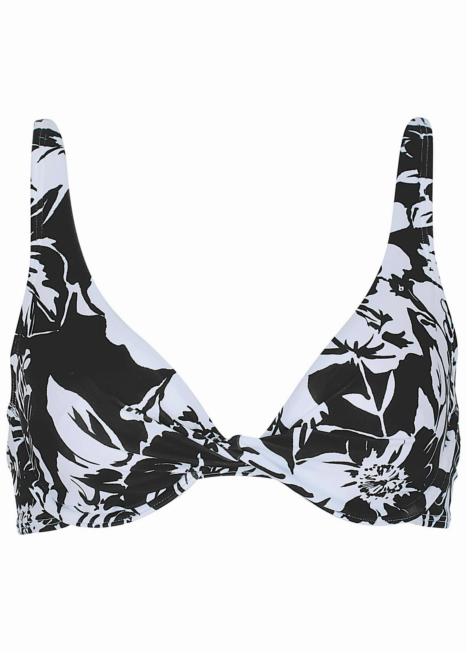 Antigua Twist Underwire Top - Inverted Roses