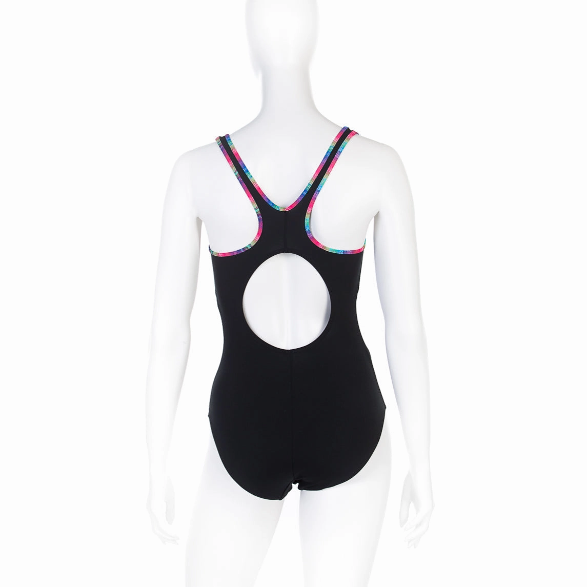 Aquarapid Womens Amic Body Shape Swimsuit - Black Multi CC