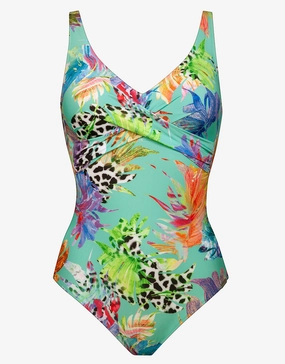Aquarius Fantasy Swimsuit - Aqua cup sized swimwear women, supportive swimsuits for large bust