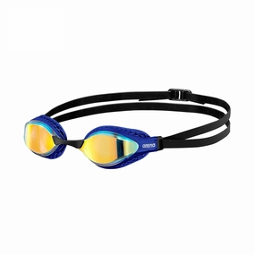 Arena Airspeed Mirror Goggles - Blue/Copper anti fog swim goggles, swim training goggles