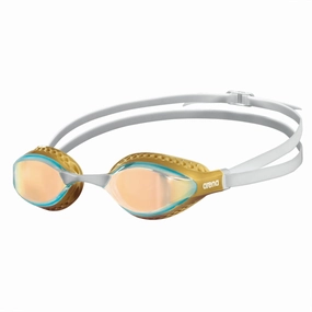 Arena Airspeed Mirror Goggles - Copper/Gold/Multi anti fog swim goggles, swim training goggles