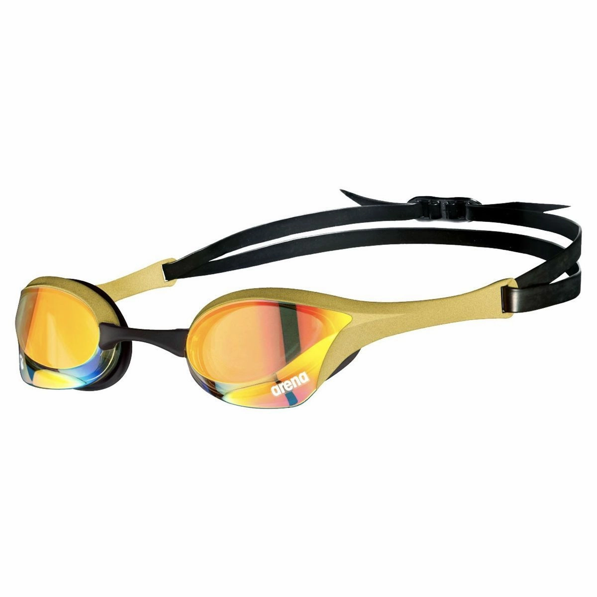 Arena Cobra Ultra Swipe Mirror Goggles - Copper/Gold anti fog swim goggles, swim training goggles