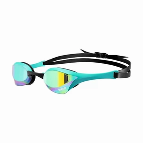 Arena Cobra Ultra Swipe Mirror Goggles - Emerald/Peacock anti fog swim goggles, swim training goggles