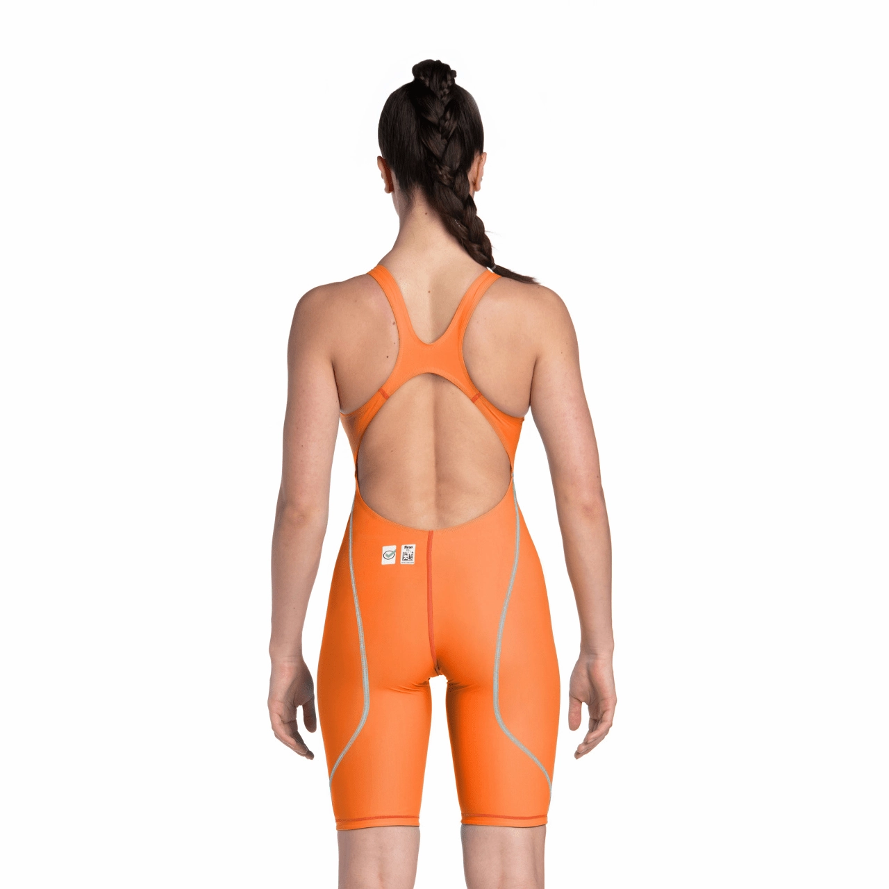 Arena Powerskin ST NEXT Womens Open Back Kneeskin - Limited Edition Orange/Teal