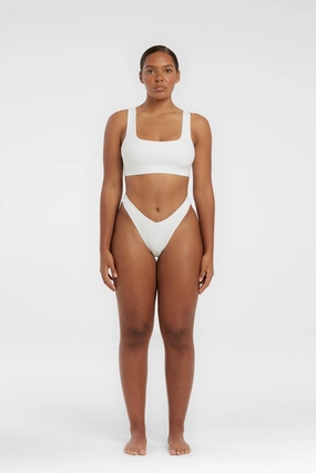 Aria Top - Sea Salt soft fabric swimwear women, resort swimwear for ladies