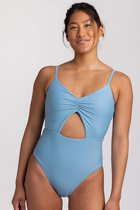 Ariana Fixed-Back One Piece Swimsuit - Bluebell inclusive swimwear styles, all season swimwear options