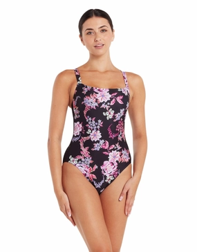 Artisan Adjustable Classicback Swimsuit - Black/Pink zoggs swimwear for women, zoggs goggles and swimsuits