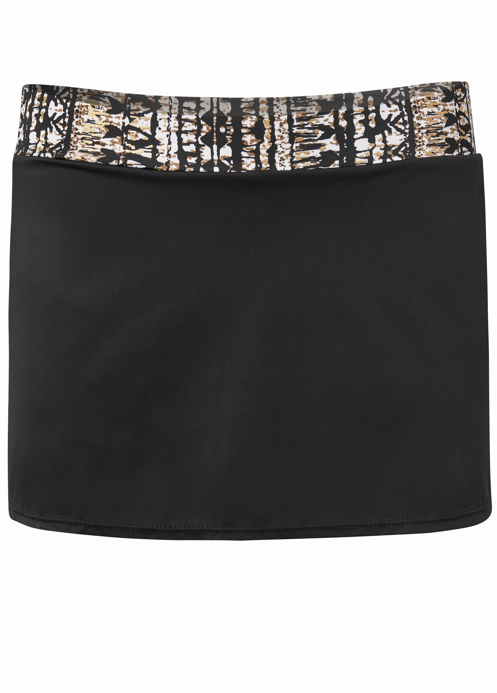 Aruba Swim Skirt - Golden Stripes