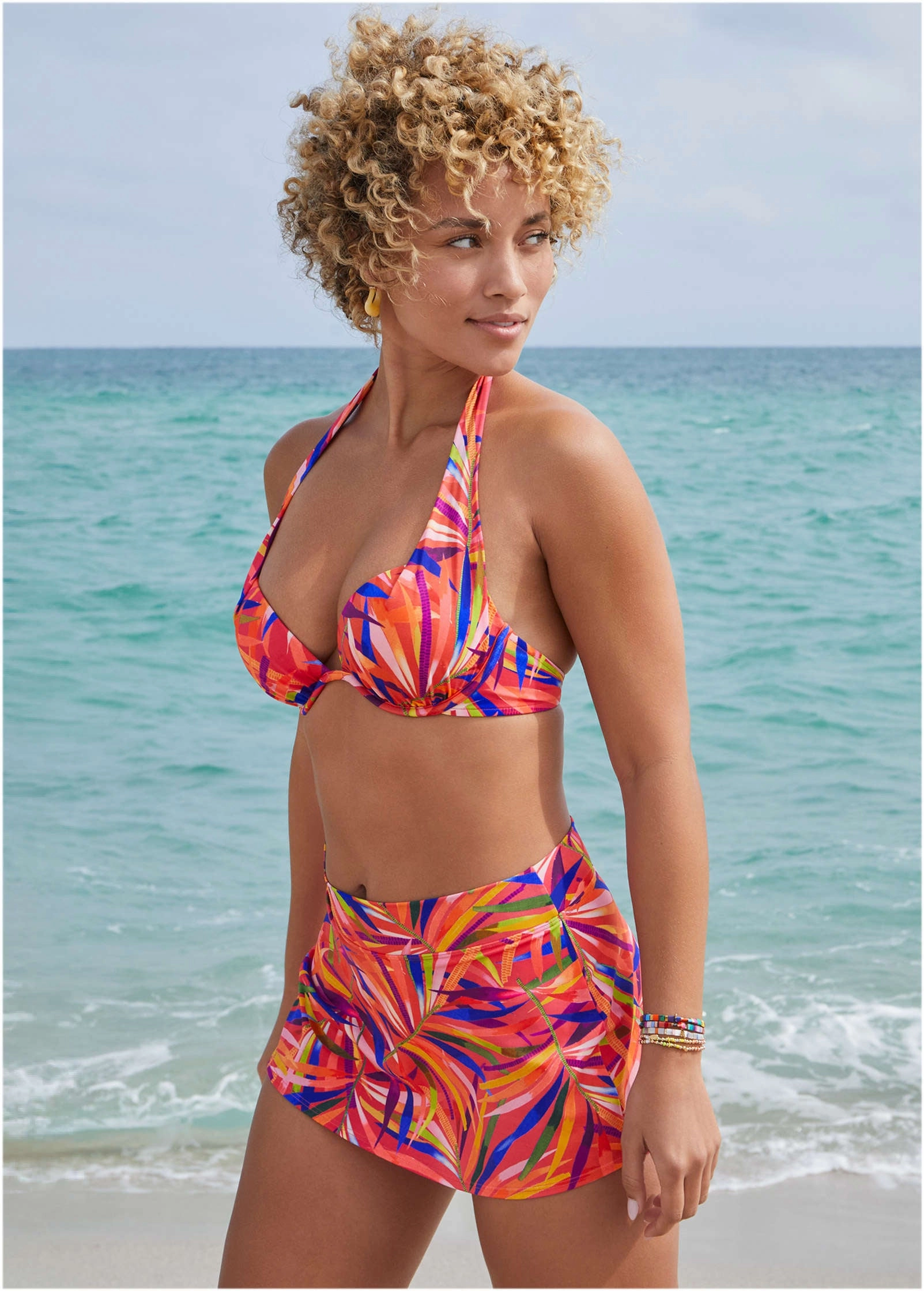 Aruba Swim Skirt - Tropical Jungle