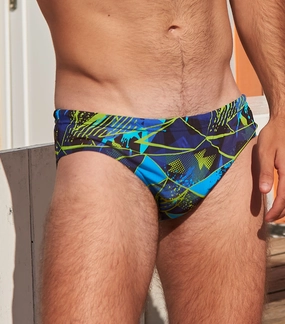 Aruba Tan Through Deep Waist Swim Brief affordable men's swimwear, summer swimwear for men