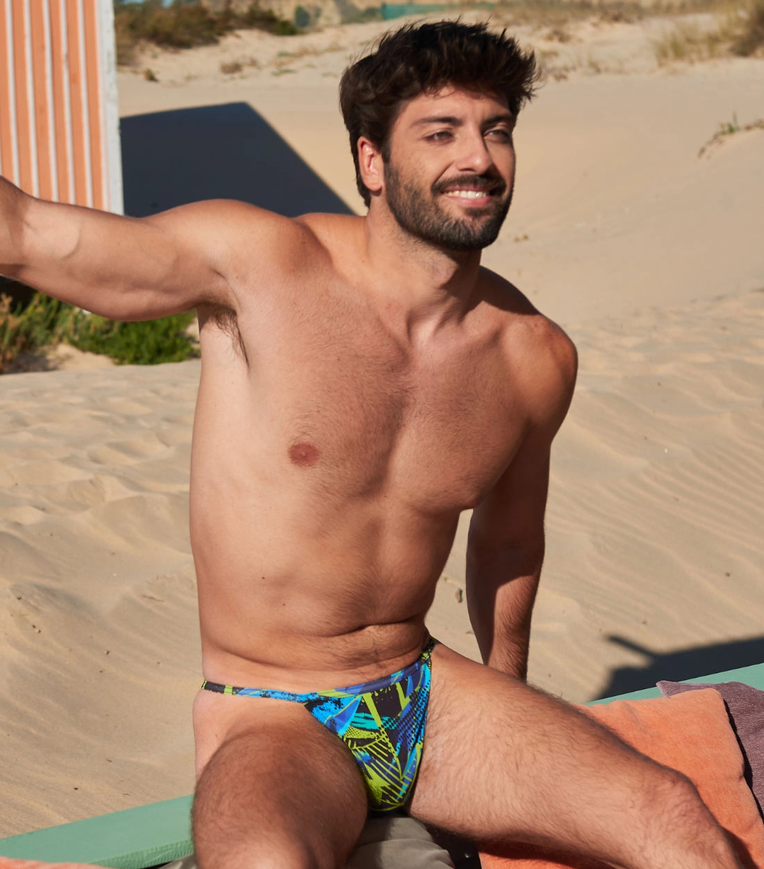 Aruba Tan Through Swim Tanga
