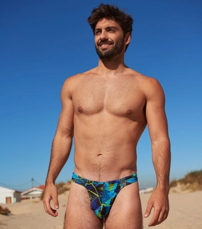 Aruba Tan Through Swim Thong tan through swimwear men, mens breathable swimwear