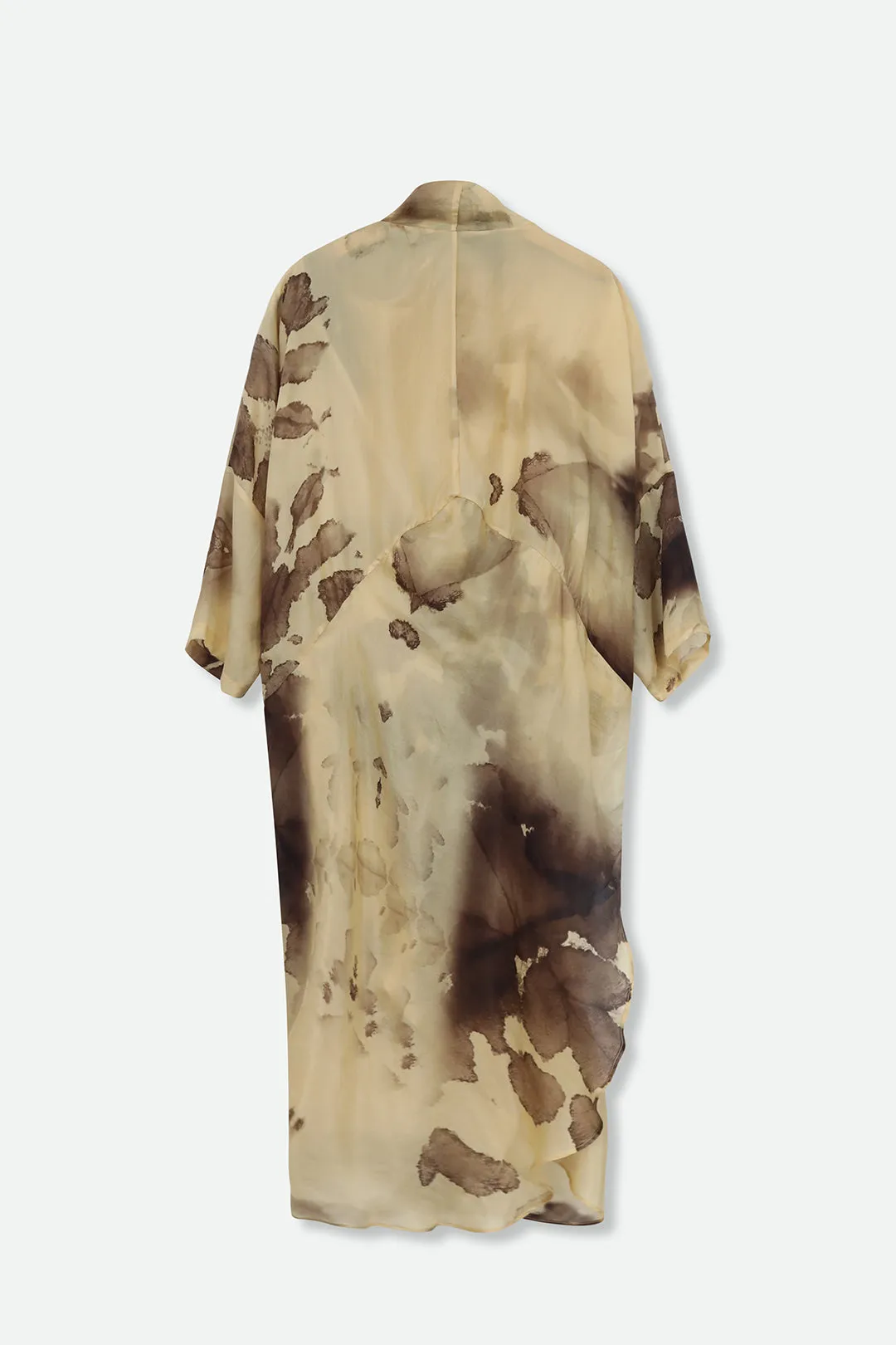 ATHENA CAPE WRAP IN SILK VOILE IN SUMMER SUNSET