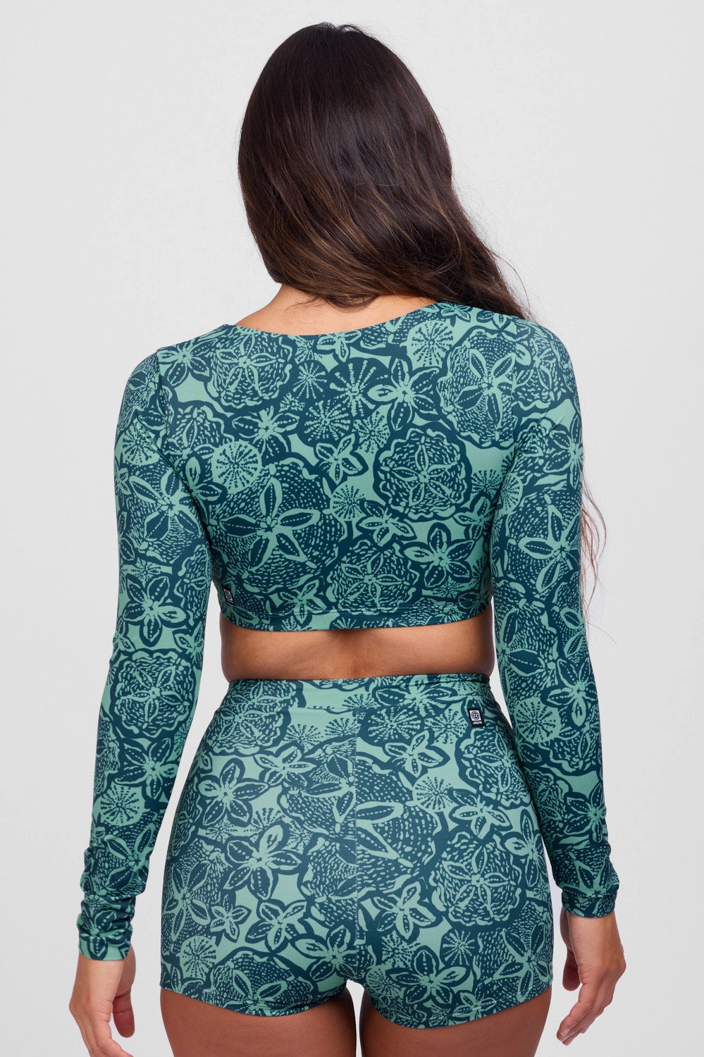Avalon Long Sleeve Crop Rashie - Sumba
