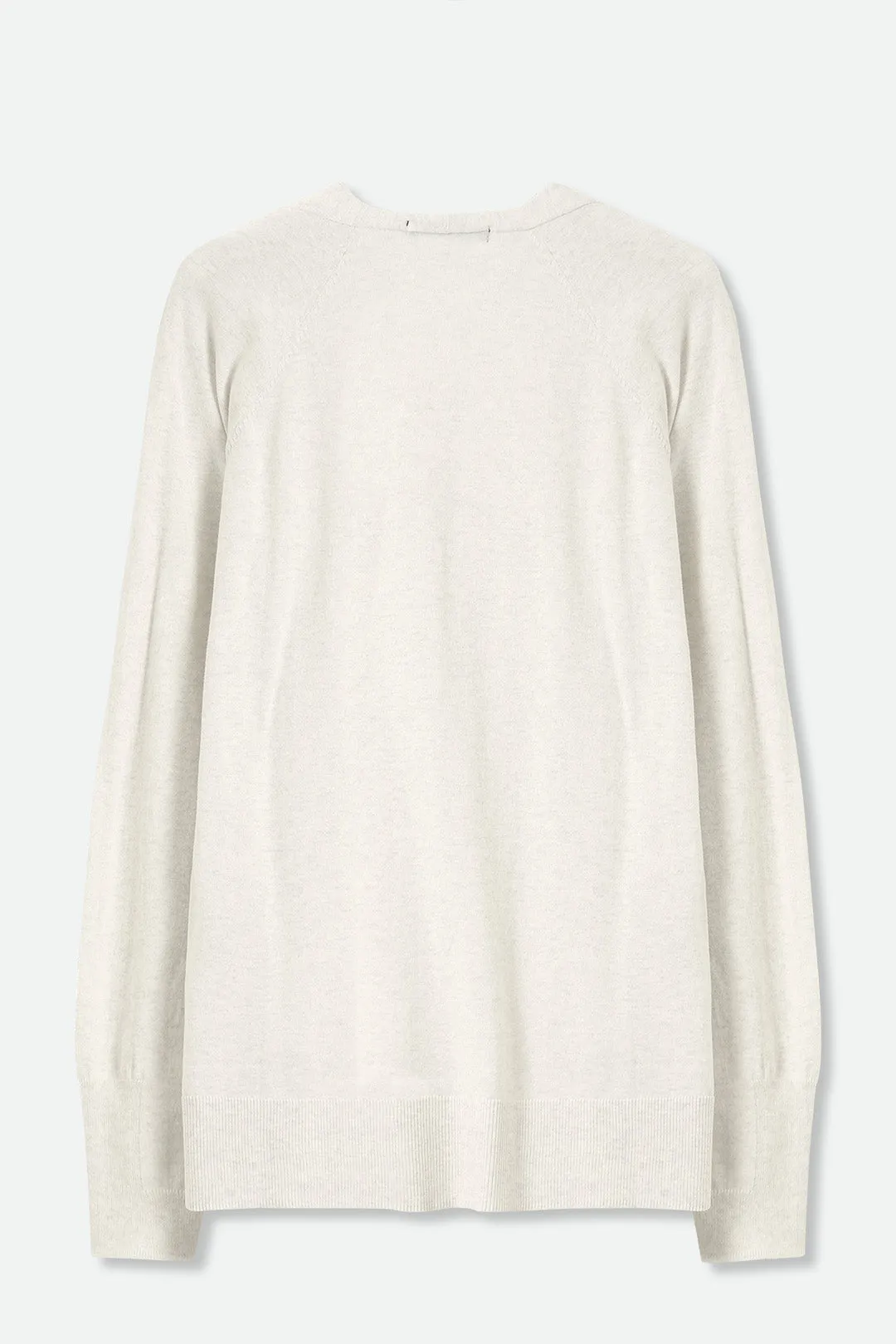 AVERY V NECK TUNIC IN DOUBLE KNIT PIMA COTTON