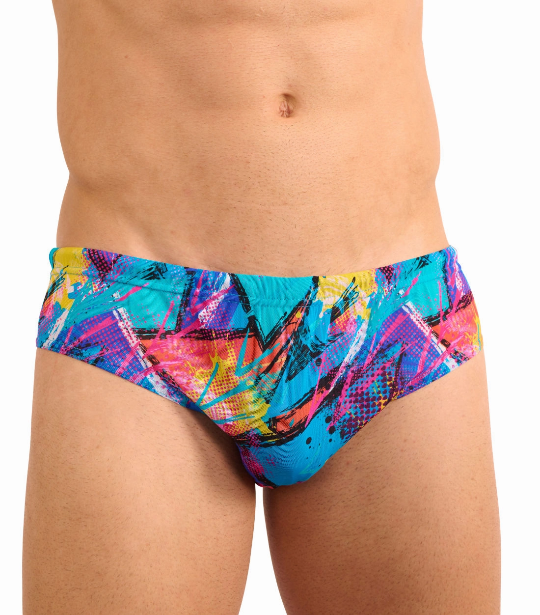 Bahama Tan Through Deep Waist Swim Brief