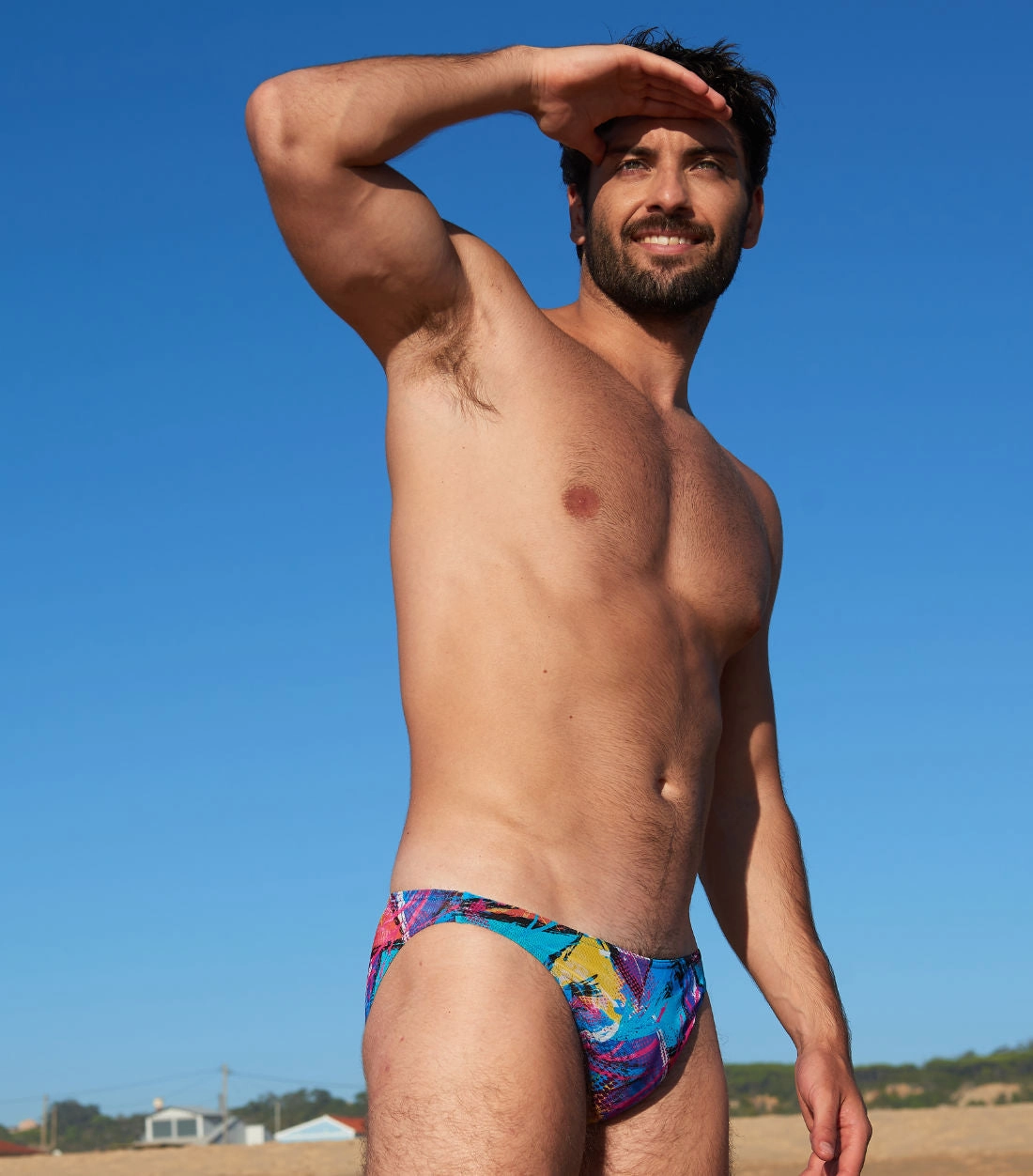 Bahama Tan Through Swim Micro Brief