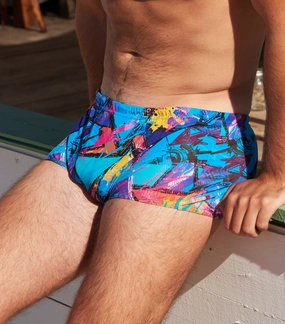 Bahama Tan Through Swim Trunks tan through swimwear men, mens breathable swimwear