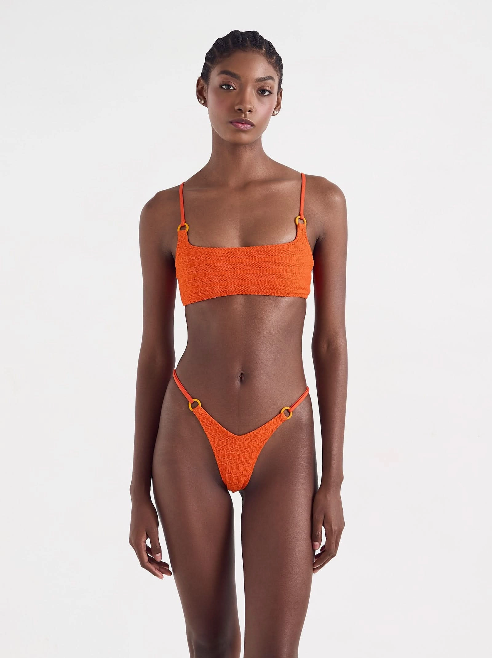 bailey top tiger padded swim tops, sporty swimwear tops