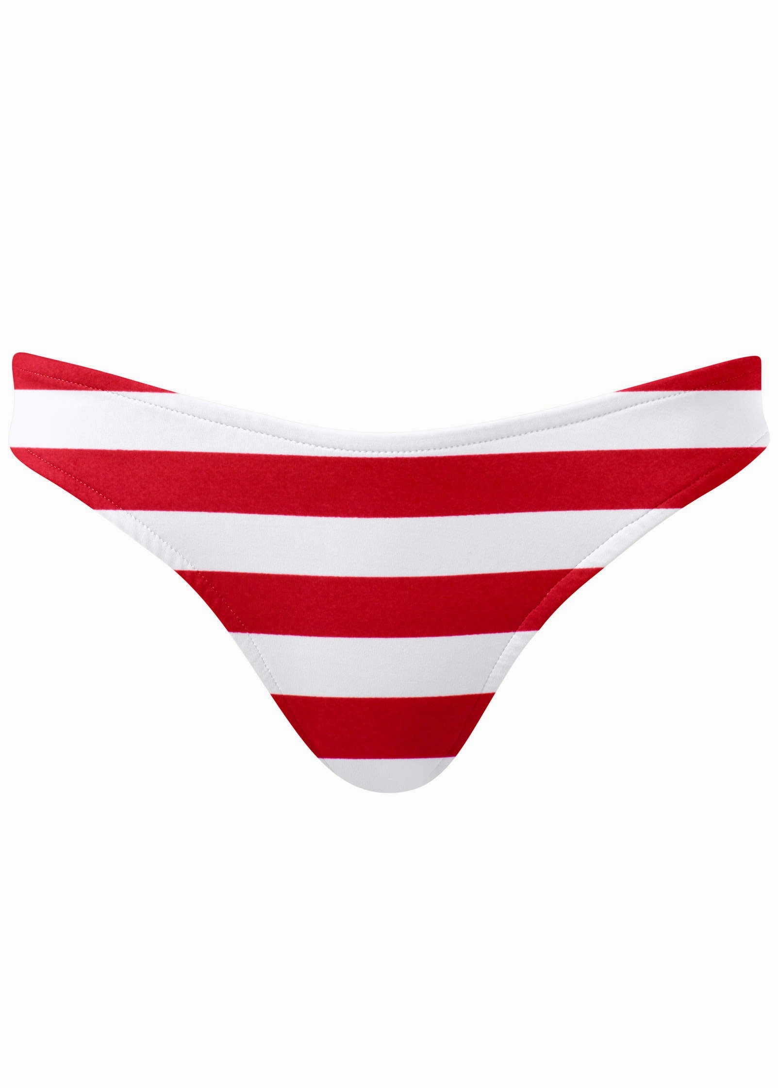 Bali Moderate Bottom - Red & White Stripe